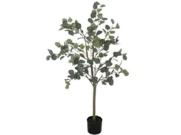 Eucalipto artificial 150cm, 230 folhas, decoração para casa e escritório, verde
