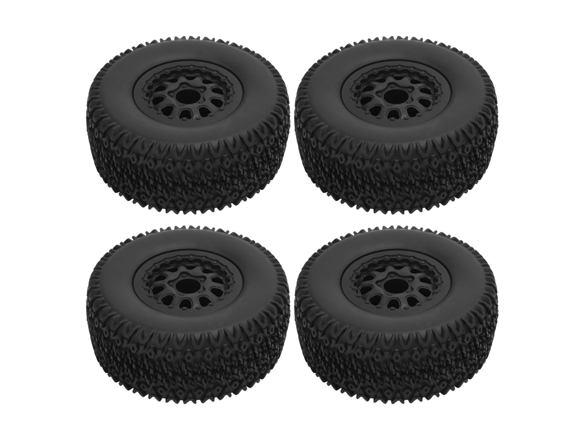 Pneu De Carro Rc 110mm Borracha 10 Raios Universal Para Caminhão Curto 1/10 Slash 4x4 2wd Arrma Redcat Hpi 4pcs