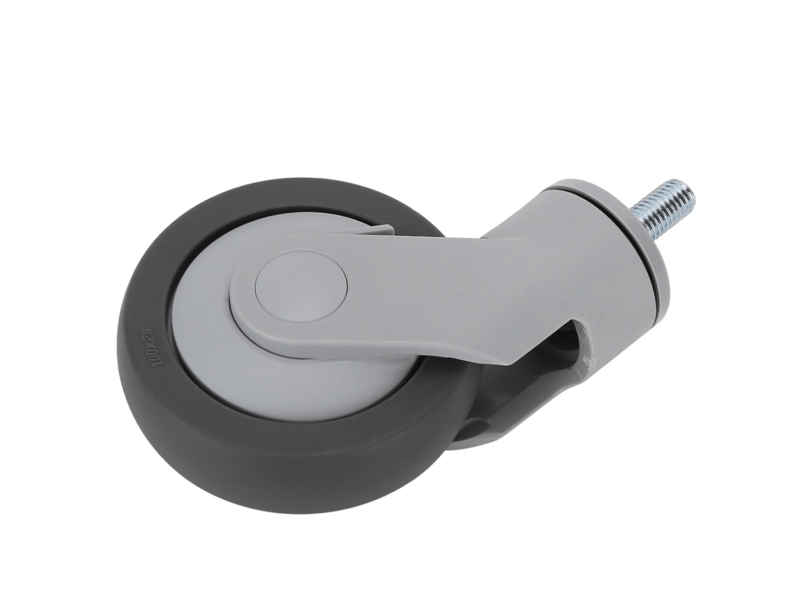 Roda Caster Silenciosa Tpr 4 Polegadas M12