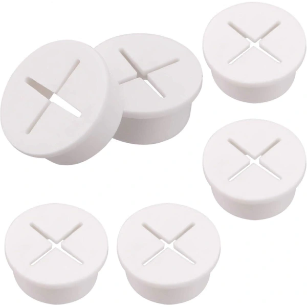 Conjunto De 6 Arruelas Silicone Para Cabos, 2, 5 Cm