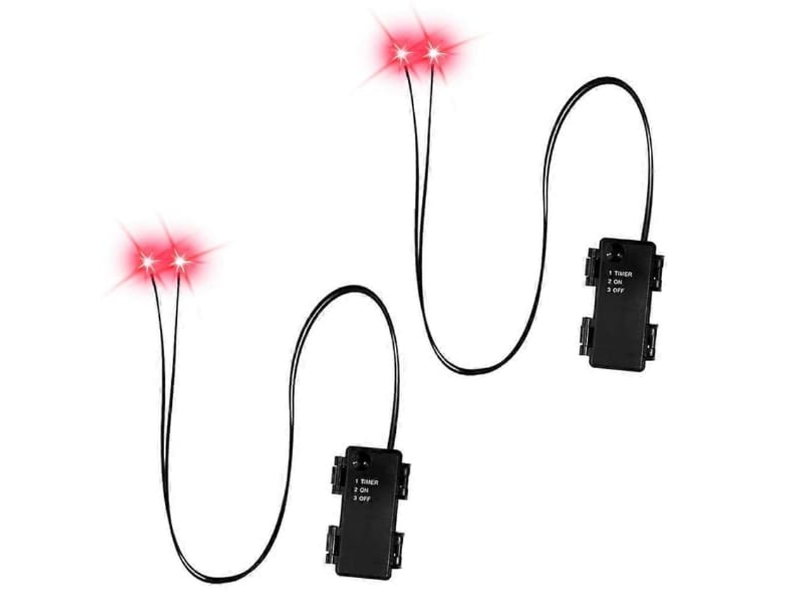 Decoração Halloween, Olhos De Caveira Led Com Timer – Iluminados 2-pack Panoona