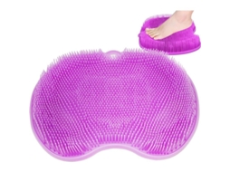 Massageador de Pés para Chuveiro com Escova e Ventosas Fixação Anti derrapante