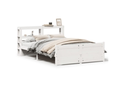 Bed Frame, Bed Frames Vidaxl Branco Madeira