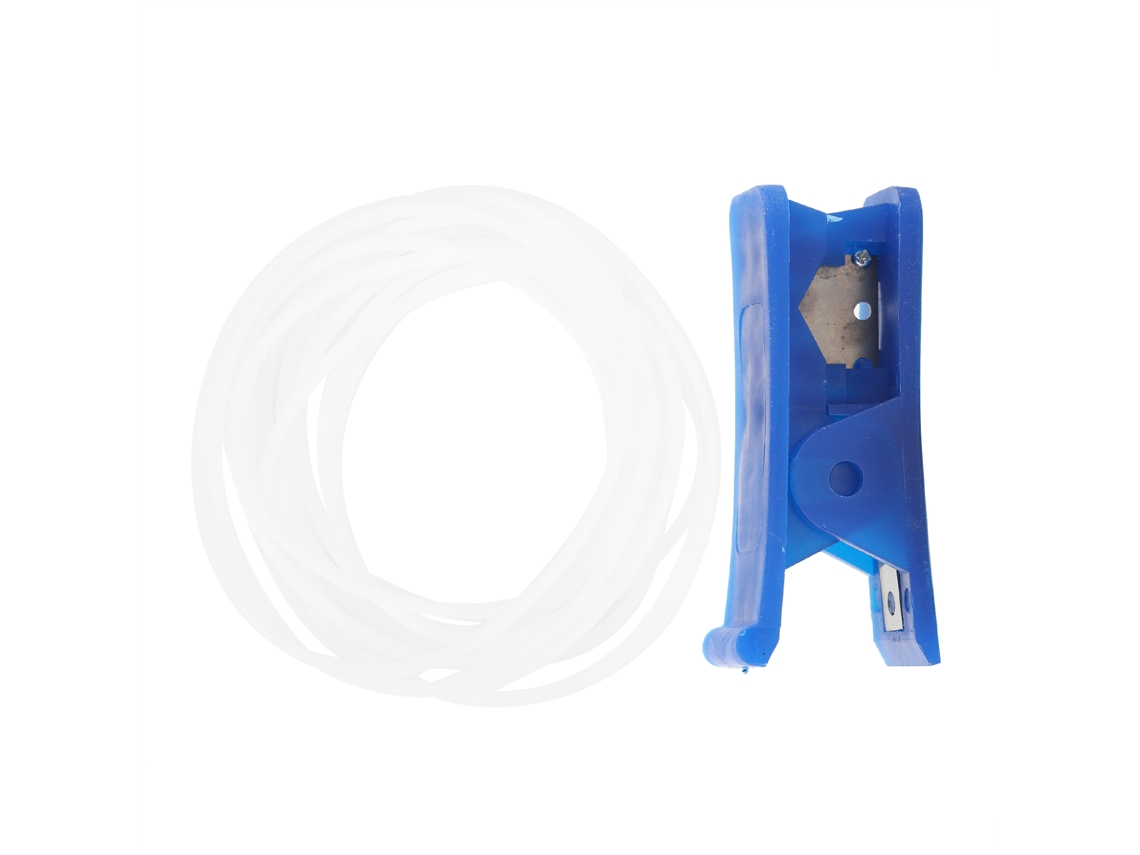 Kit De Cortador De Tubos Ptfe Para Mangueiras Pe Pu Bowden Com Id 2.0mm Od 4.0mm Branco