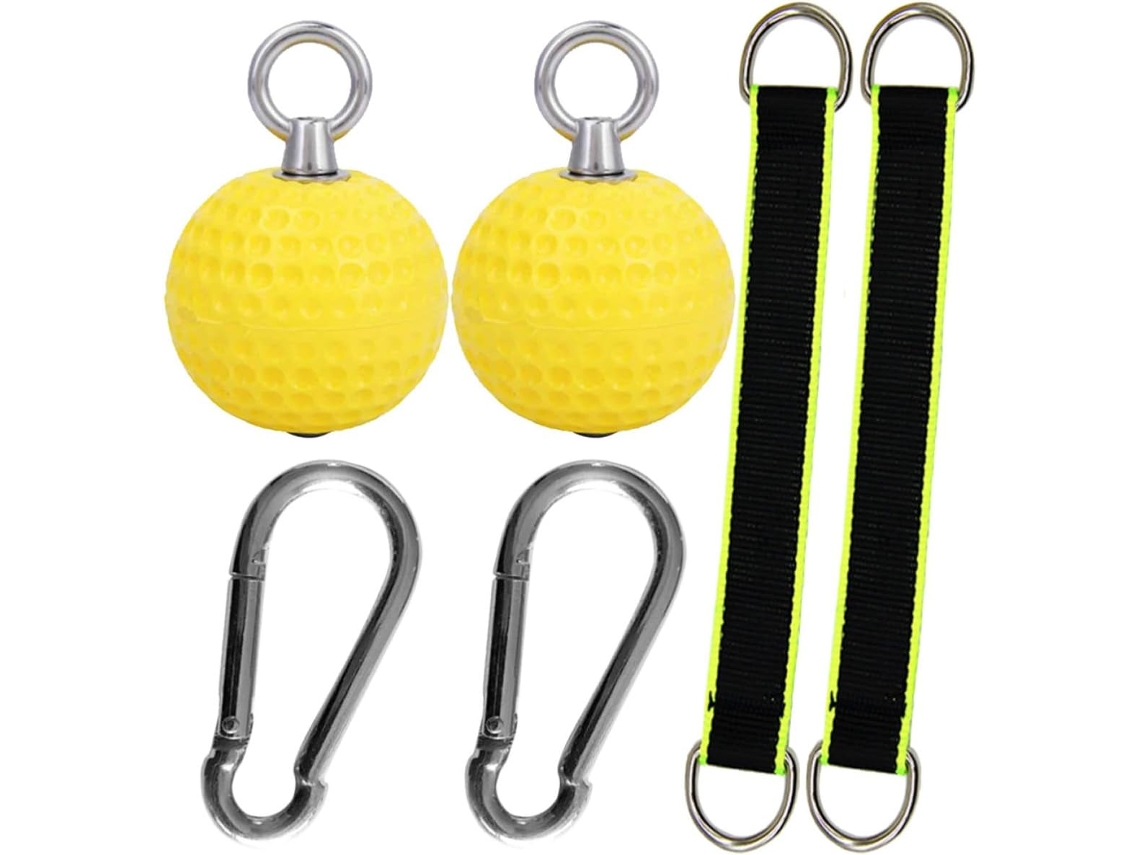 Conjunto De Bolas Treinamento Força Pegada Yarnow, Bola De Massagem Antiderrapante, Material Em Aço Inoxidável E Pu