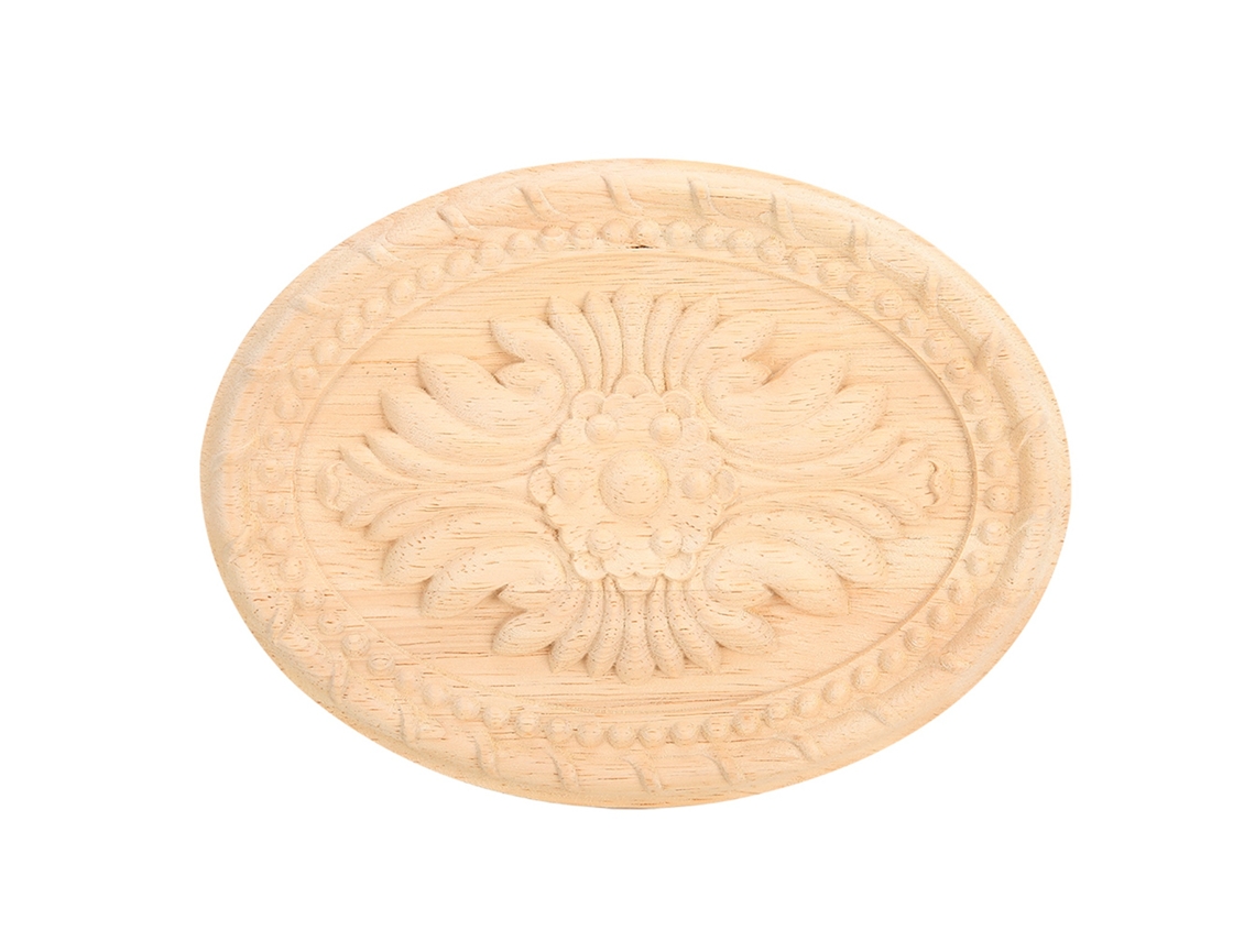 Decalque Carving Oval Para Decoração De Móveis De Madeira