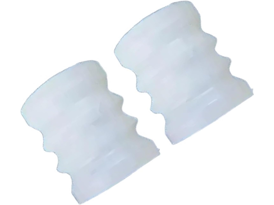 Conjunto De 2-tubos Elásticos Silicone Com Anel Vedação | Substituição Para Batedor Máquina Sorvete, Ideal Para Lojas De