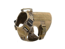 Treino Cinto Tático Ajustável Para Cachorros Grandes Com Fecho Metal Nylon