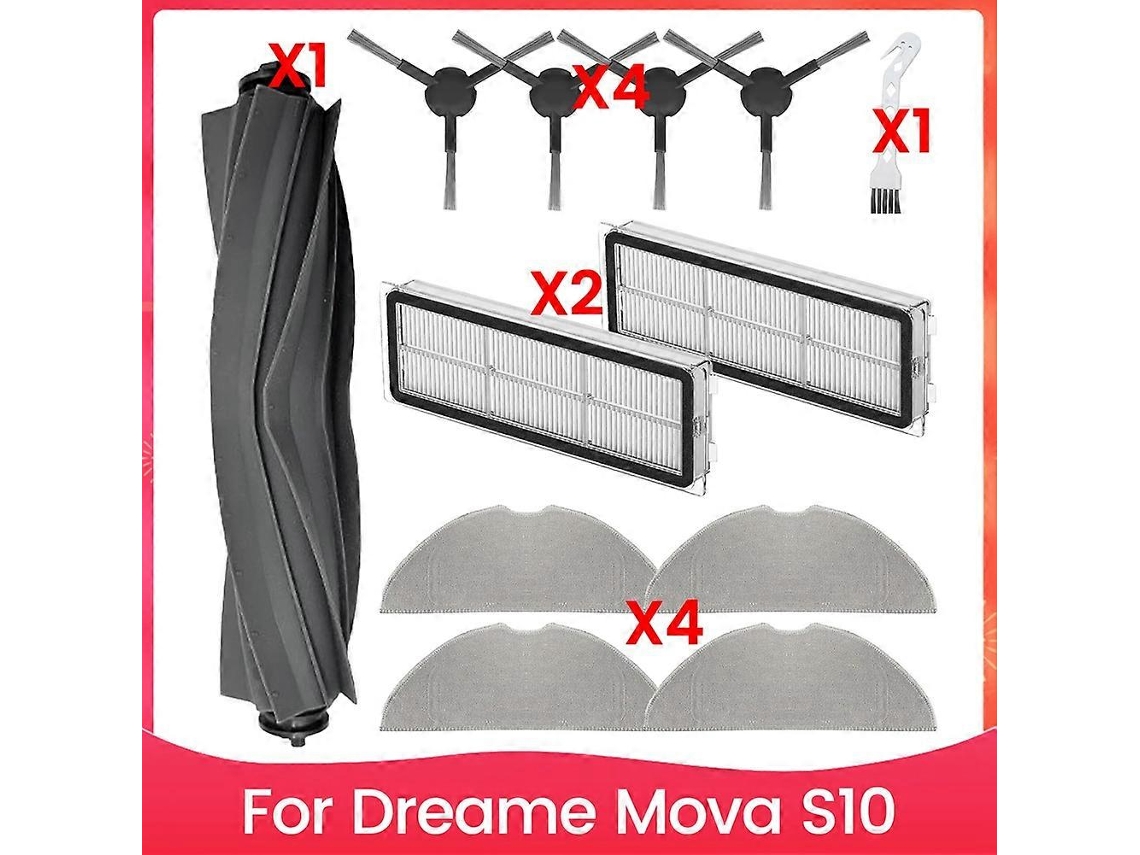 Accessories Kit For S10 Robot Vacuum Cleaner Replacement Spare Parts Brush Filters Mops