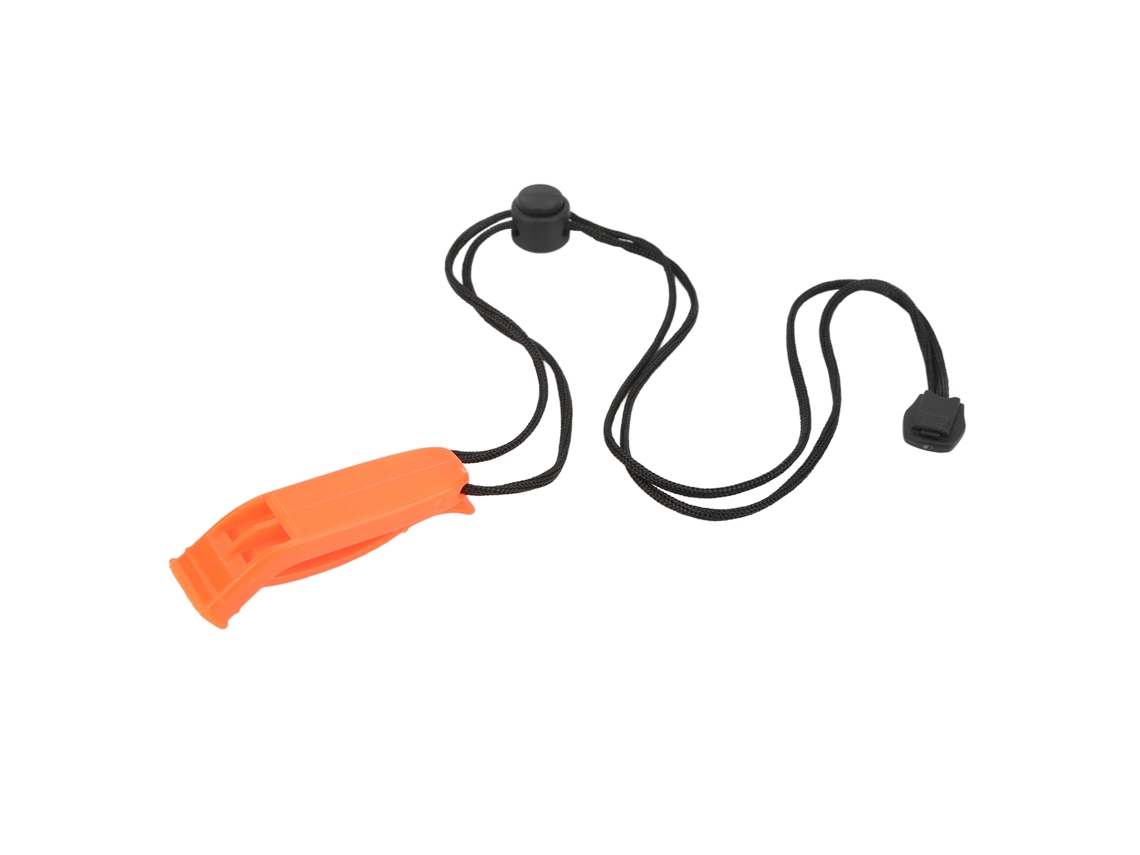 Apito de Emergência Plástico com Cordão para Exterior