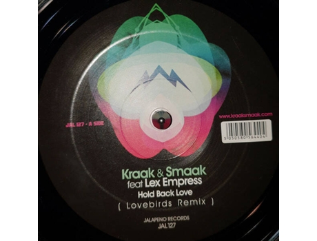 Vinil Hold Back Love / Lets Go Back Jalapeno Records