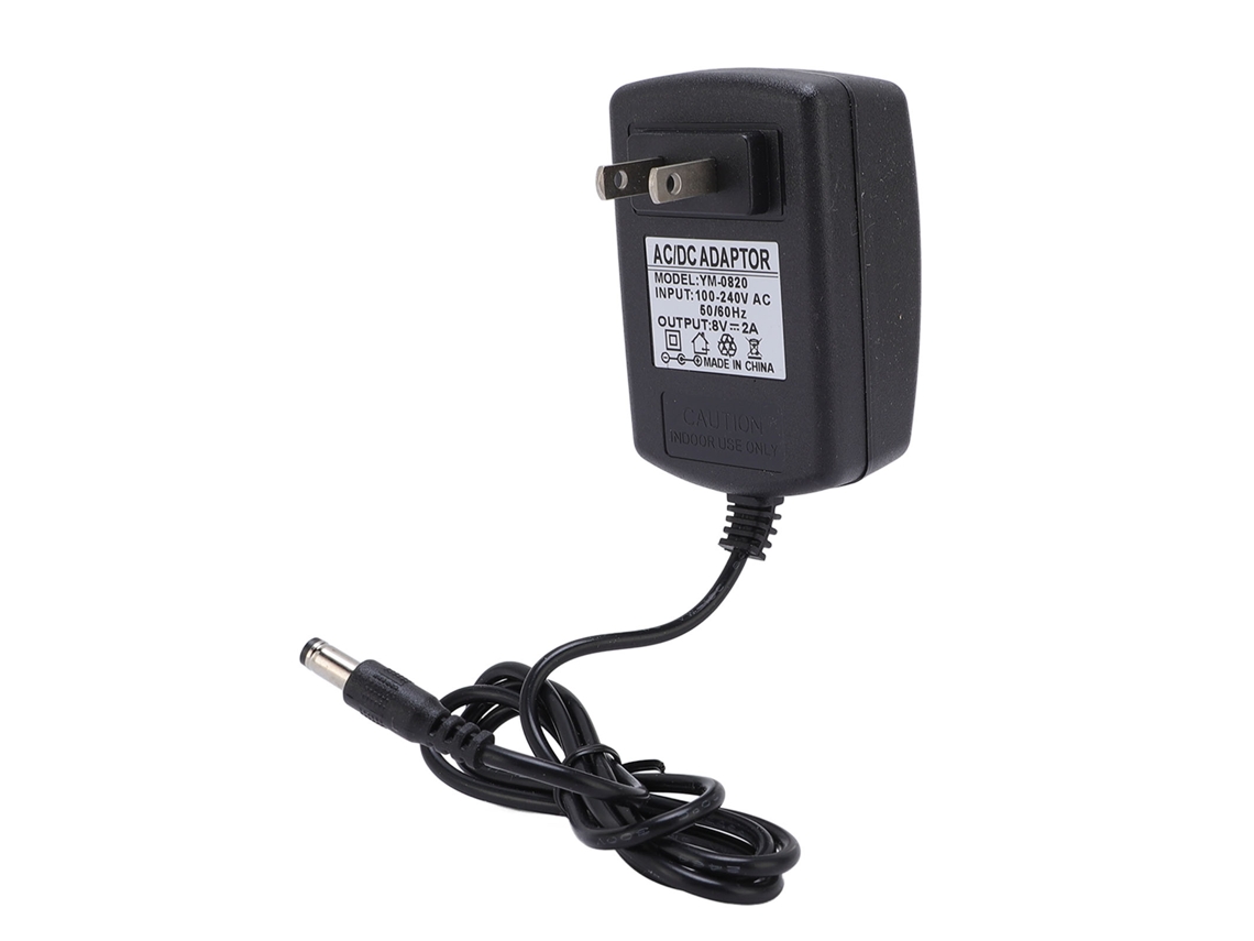Aetheria adaptador de Alimentação 8v 2a com Cabo 93cm Porta Dc 5.5x2.5mm para Fone de Ouvido Tela Led Us Plug
