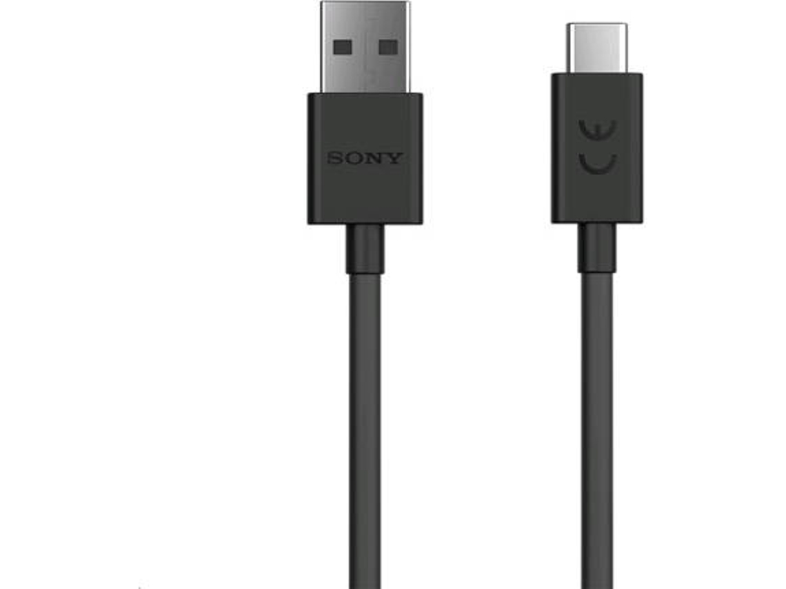 Cabo de Dados SONY (USB A - USB-C - 1 m - Preto)