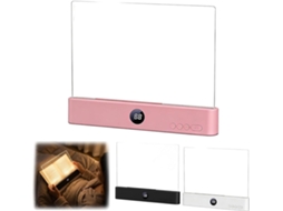 Luminária De Leitura Inteligente E Plana, Recarregável, Com Led