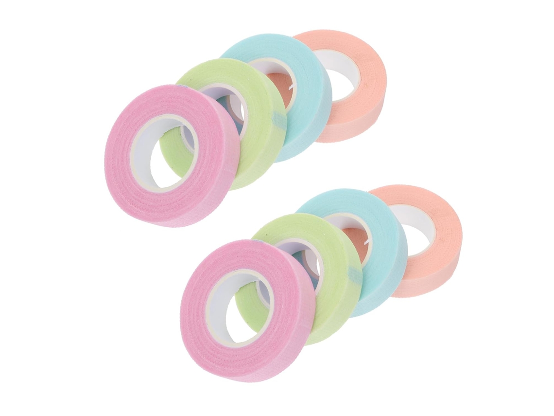 Fitas Adesivas Não Tecidas, Acessório Para Extensões De Cabelo, 8 Rolos.