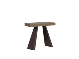 Mesa De Consola Extensível 90x40/196 Cm Diamante Pequena Cinza Pomba Itamoby