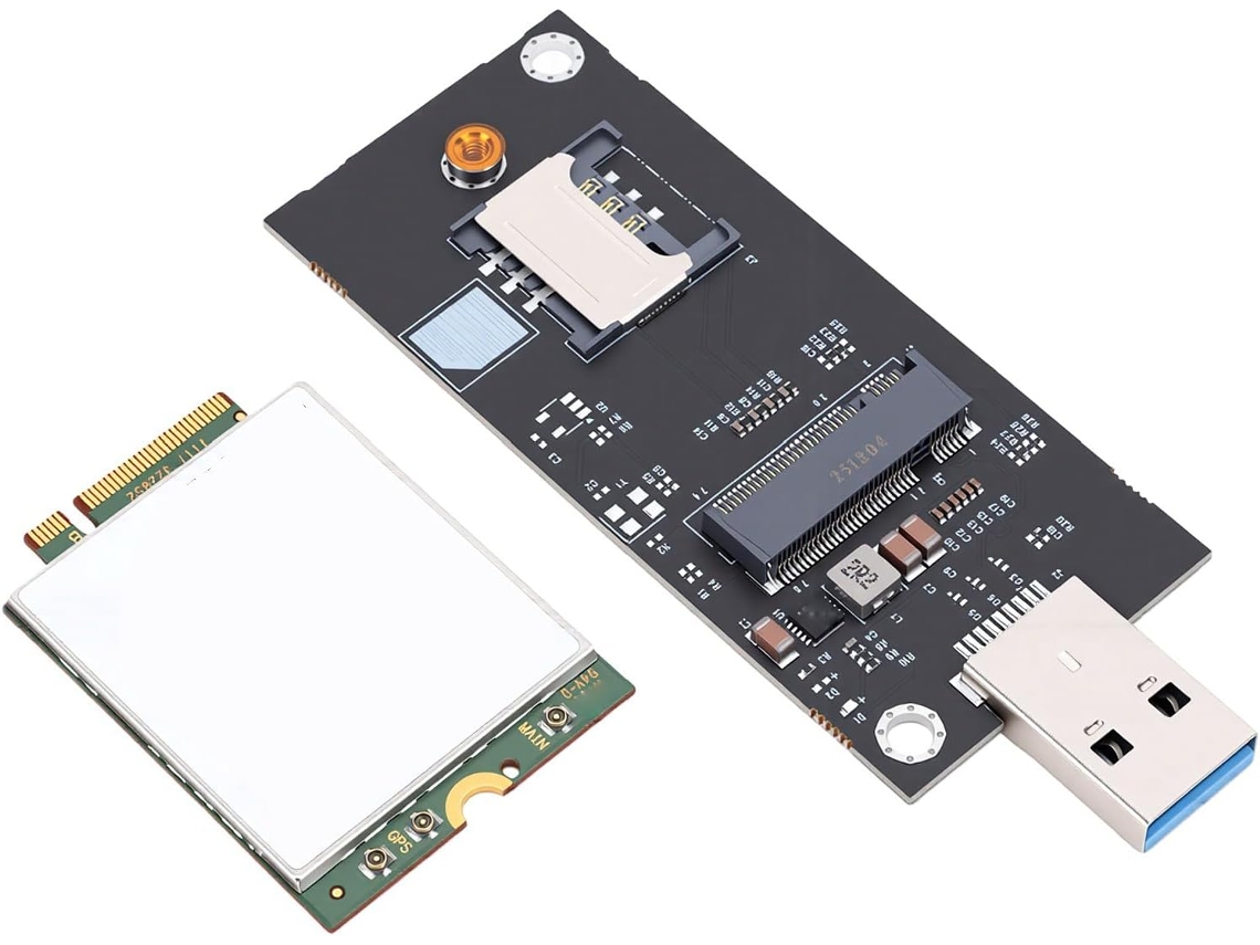 Adaptador Key-b M.2 Ngff Wwan Para Usb 3.0, Placa Riser Eficiente