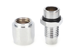 Conector de tubo de óleo em latão cromado 3/4 Polegada. Adaptador de conexão para acessórios de máquina de graxa Fixo
