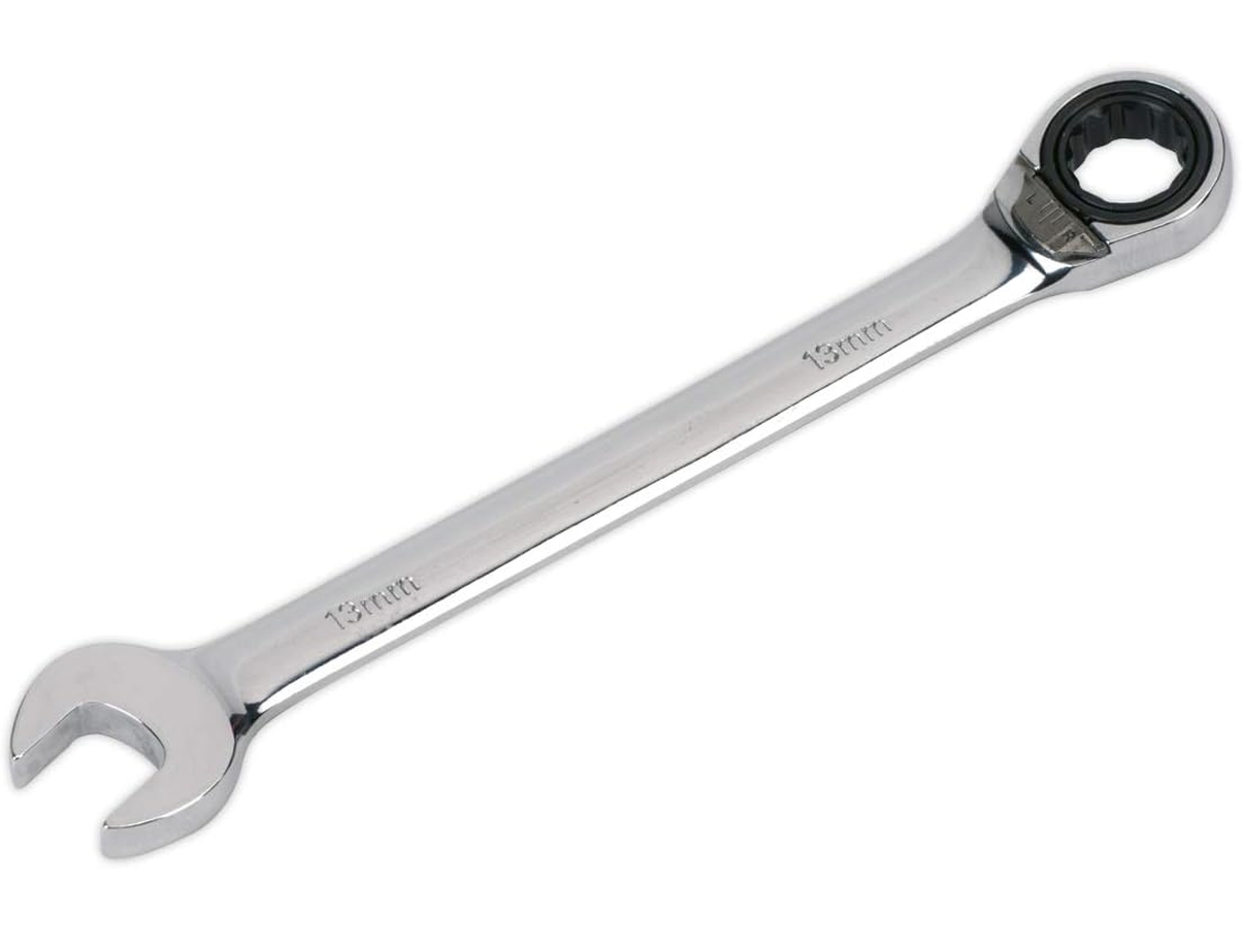 Chave De Catraca Combinada Reversível Rrcw13 De 13 Mm, Prata
