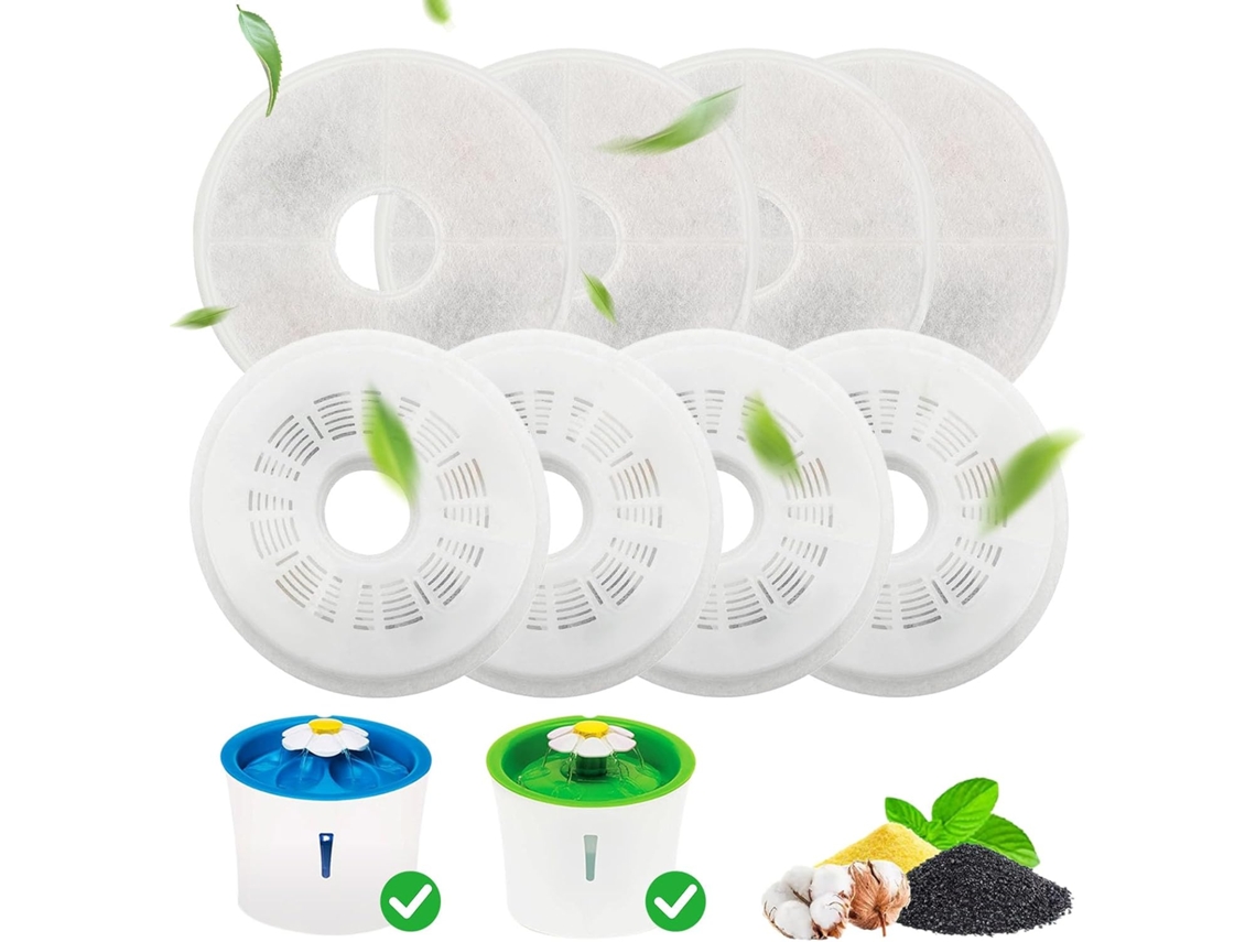 8 Peças, Chafariz para Gatos, 3 Litros, Catit de Substituição YANYXR