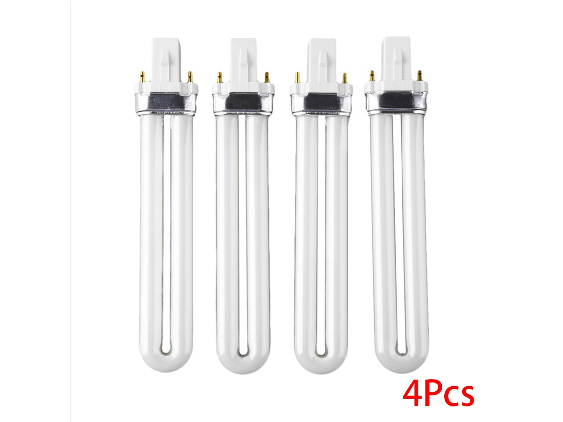 Tubo da lâmpada para máquina de gel uv para unhas 4 Un 9w para secador de unhas profissional para substituição do tubo da lâmpada uv WEIMAI