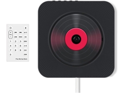 Leitor Cd Portátil Com Bluetooth, Reprodutor De Áudio Compacto Para Carro/viagens, De Doméstico Com