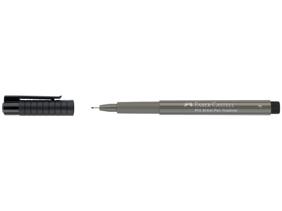 Caneta de Tinta FABER-CASTELL Caneta Artística Pitt Cinza Quente Iv