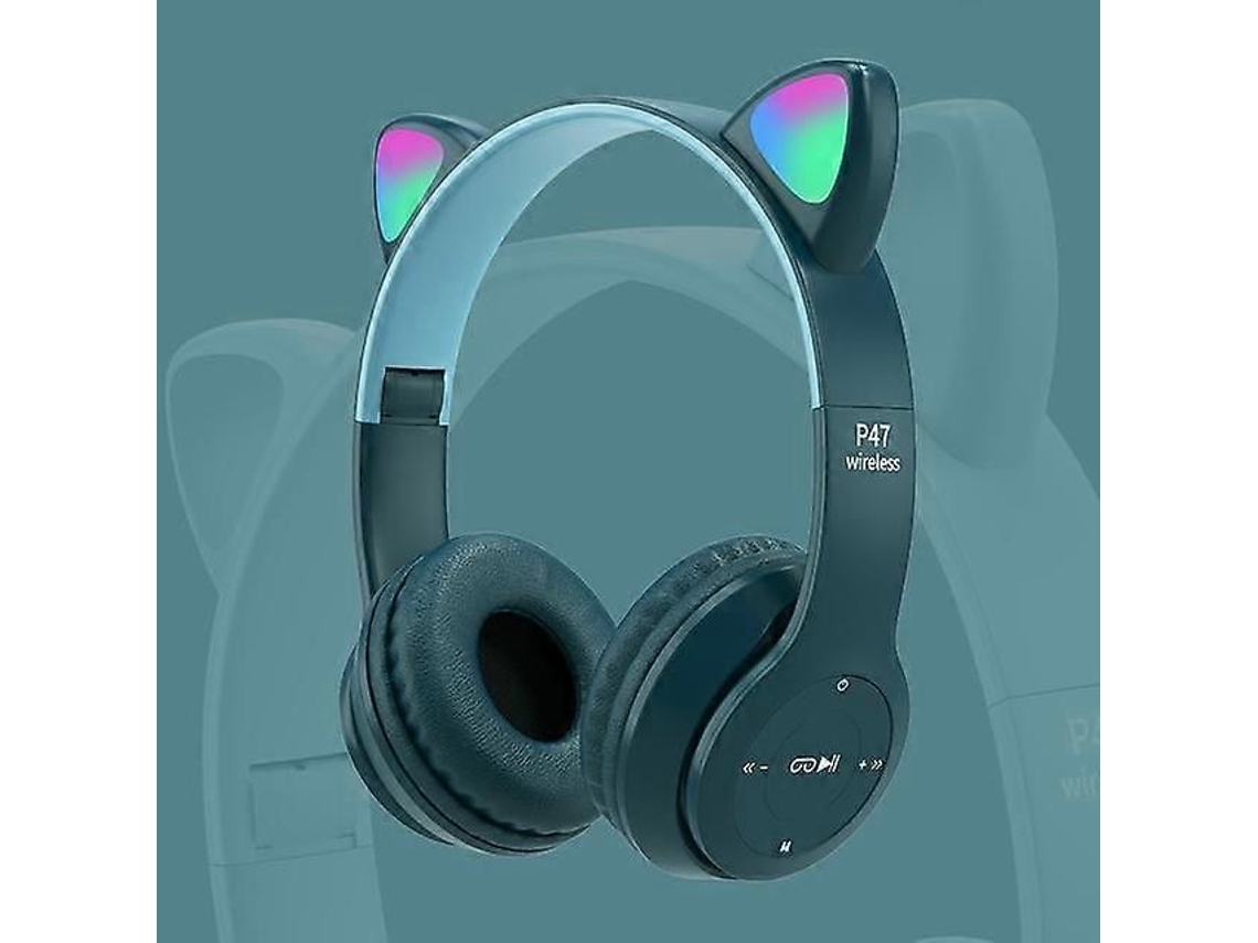 Novos Fones De Ouvido Sem Fio Com Orelhas De Gato Em Led, Dobráveis, Bluetooth 5.0, Cancelamento De Ruído, O Melhor Presente, Com Microfone E Sup