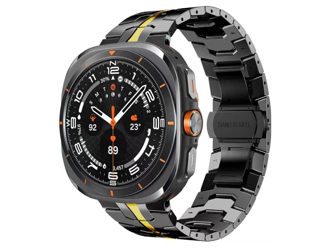 Bracelete Silicone com Padrão Xadrez para Samsung Galaxy Watch Active 2 (20mm) Azul XIAOMOYU
