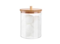 Recipiente Plástico Transparente Para Algodão Com Dosador. Aquaforge