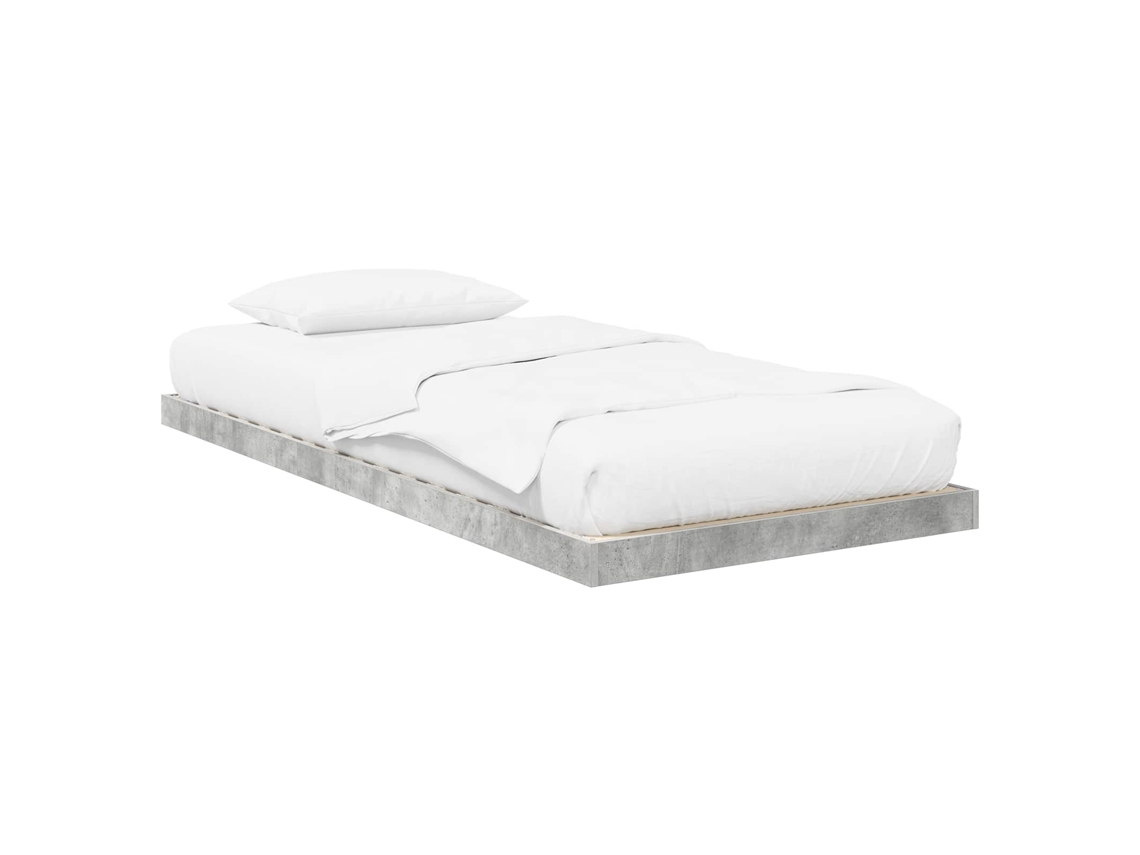 Estrutura de Cama de Chão Cinzento 100 X 200 Cm MAISON EXCLUSIVE