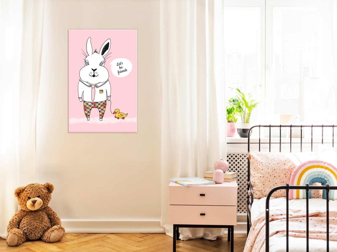 Quadro ARTGEIST Rabbit's Friend (1 Part) Vertical (20x30)
