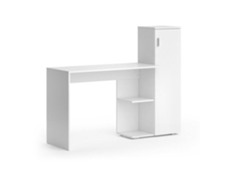 Secretária para Computador Ritz Branco 141,2 X 45,2 Cm com Porta VICCO