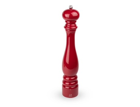 Moinho de Pimenta Paris Select 40 Cm Cor Vermelho Paixão em Madeira de Faia PEUGEOT SAVEURS