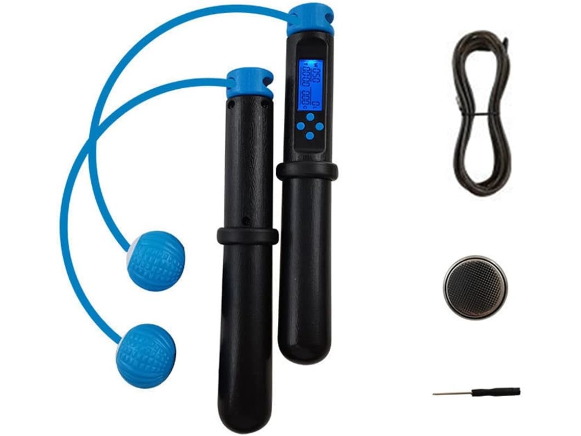 Corda De Pular Eletrônica Inteligente Com Contador, Ajustável, Antiemaranhamento E De Alta Velocidade, Em Aço