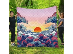 Colcha Acolchoada Fansu Capa de Cama Cobertor para Ar Condicionado Edredom Conjunto Sofá com Estampa Tema Artí