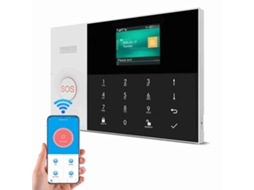Sistema de Alarme Residencial com Controle App e Tela LCD | S/MARCA