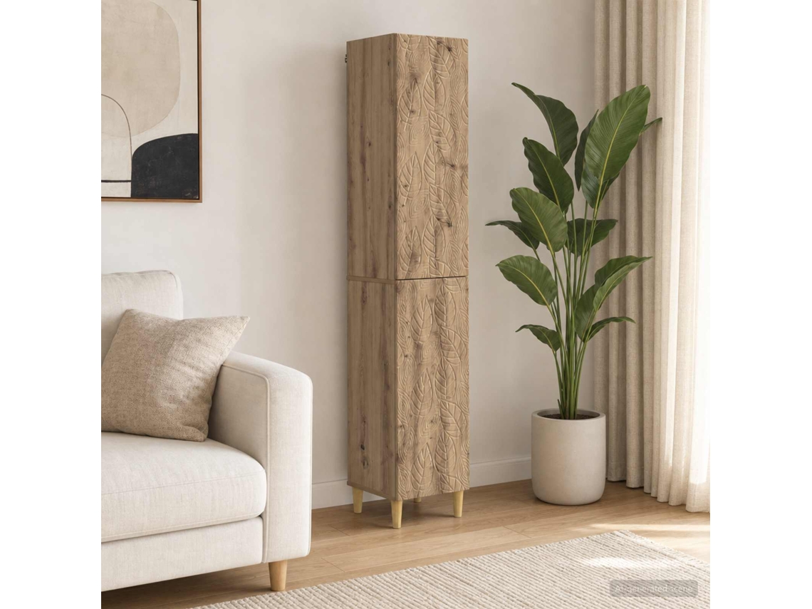 Vidaxl Conjunto De Gabinete 2 Unid. Carvalho Arttisan