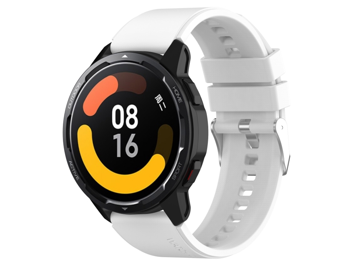Bracelete Silicone com Cabeça Saliente e Fivela Branco para Samsung Galaxy Watch Active 40mm XIAOMOYU