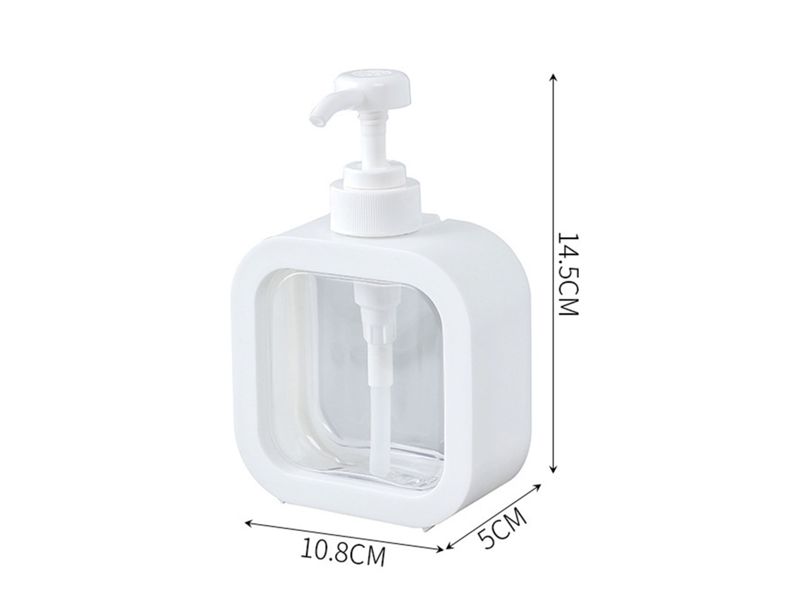 Refillable Press Pump Empty Bottle For Shampoo (large Capacity, 300ml) Eoocoo