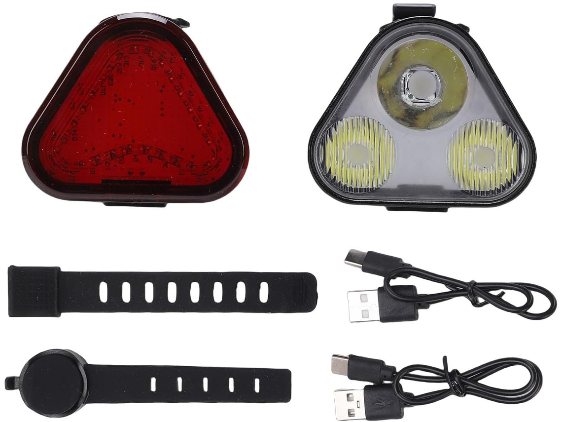 Kit De Luzes Bicicleta À Prova Intempéries 500 Lúmens Para Ciclismo