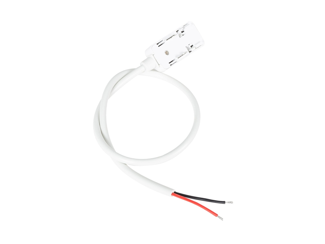 Conector Com Cabo Para Fonte De Alimentação Externa Carril Magnético 25mm Superslim Branco