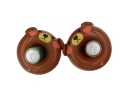 Bar Inflável Para Piscina Com Porta-copos - Design Fofo De Urso, Bandeja Flutuante Para Bebidas, Ideal Para Natação, Banho E Passeios De Barco, Compat