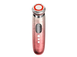 Produto de Beleza: Aparelho de Radiofrequência Facial para Uso Doméstico com Microcorrente Quente e Fria para Lifting e Firmeza. MDUG