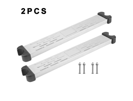 2 pçs piscina escada pedal escada de segurança passos para piscina 50x7.5x2.5cm aço inoxidável ROKOO
