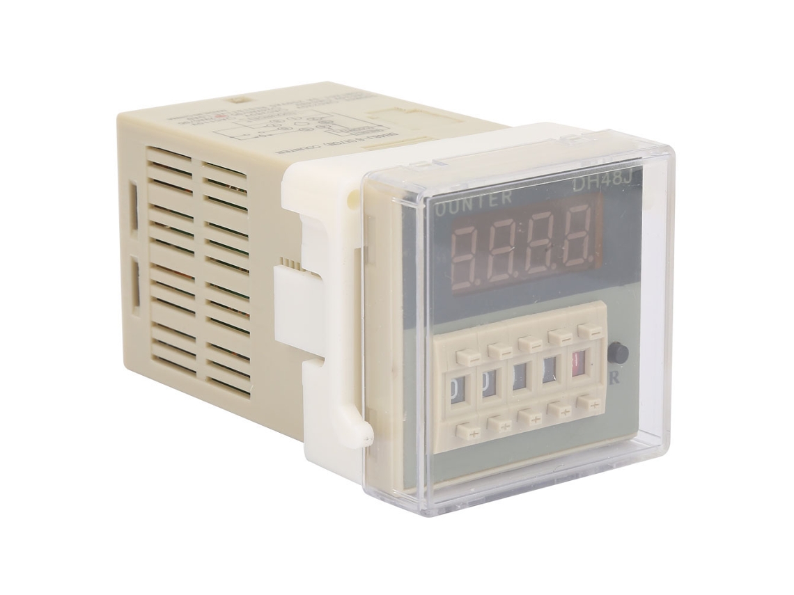Contador Eletrônico Lcd Digital 8 Pinos com Atraso