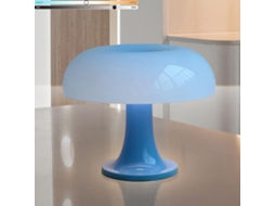 Luminária De Mesa Led Em Formato Cogumelo Com Cabo Usb E Interruptor Laranja Para Ambientes Internos, Intensidade