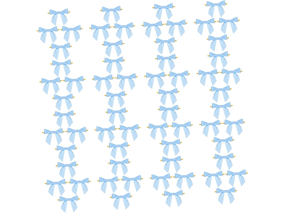 100 Laços Decorativos Para Sacolas De Doces, Embrulhos De Presente E Fechos