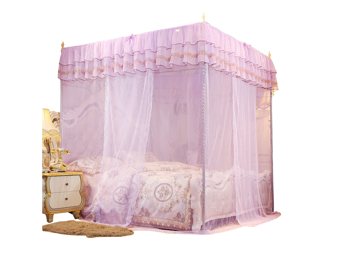 Rede Mosquiteiro Princess com Toldo Roxo | S/MARCA