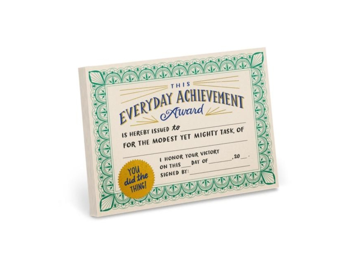 Livro Em Friends Everyday Achievement Certificate Notepads de Knock Knock (Inglês)